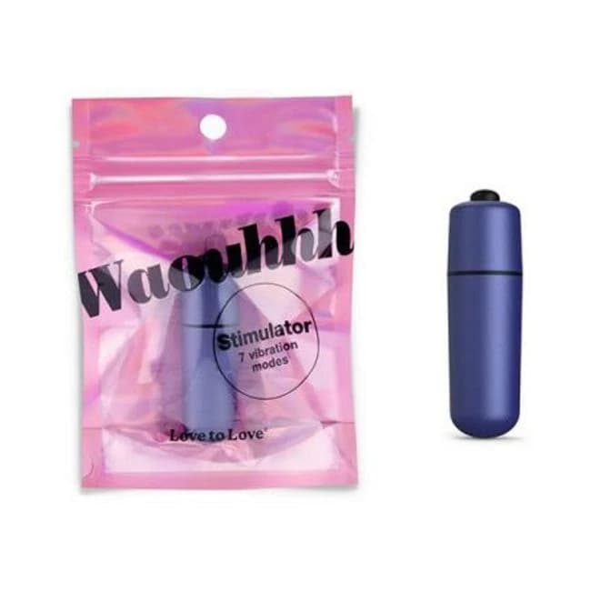 Love to Love Waouhhh 7 Mode Bullet Vibrator Midnight Indigo, image 1