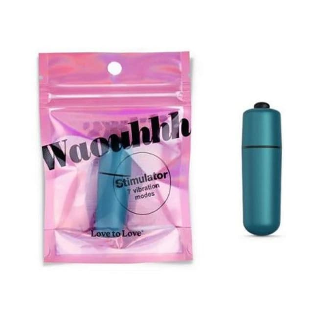 Love to Love Waouhhh 7 Mode Bullet Vibrator Teal Me, image 1