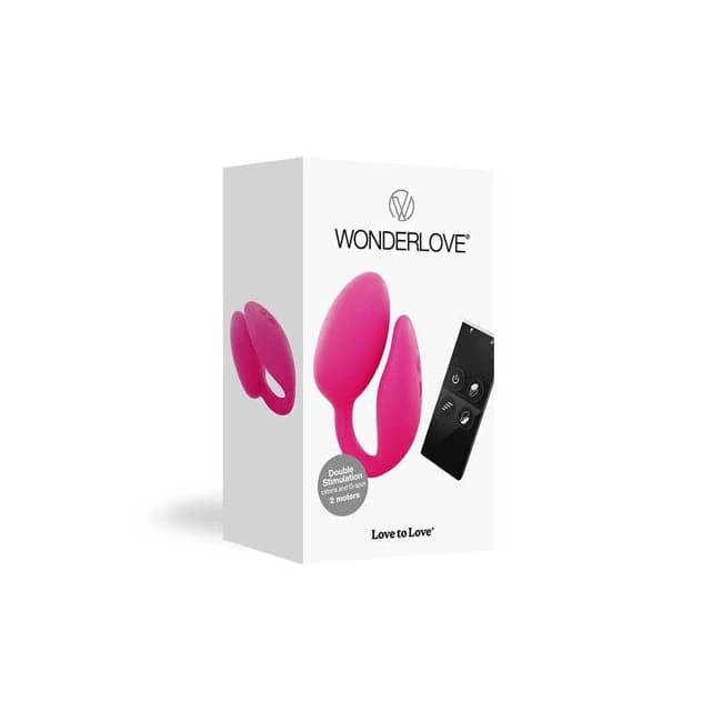 Love to Love Wonder Love Dual Stimulator - Pink, image 1