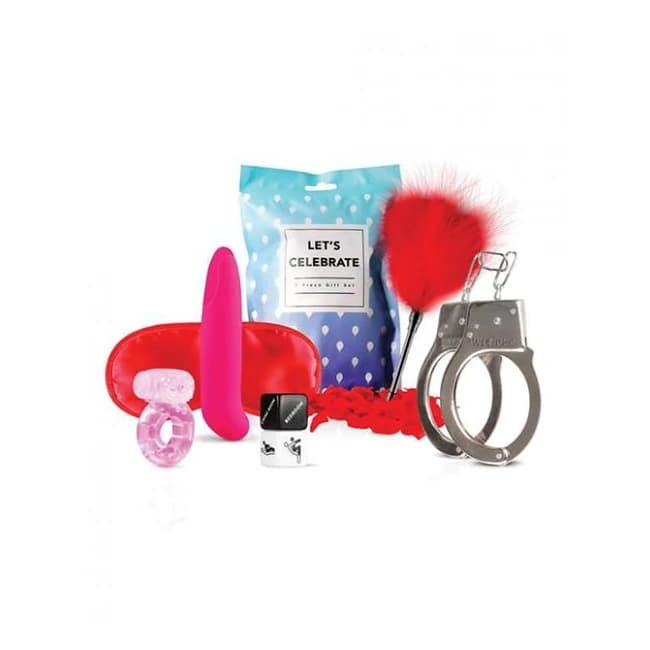 Loveboxxx Let's Celebrate 7 Pc Gift Set - Blue - Image 1 Loveboxxx Let's Celebrate 7 Pc Gift Set - Blue - Image 1