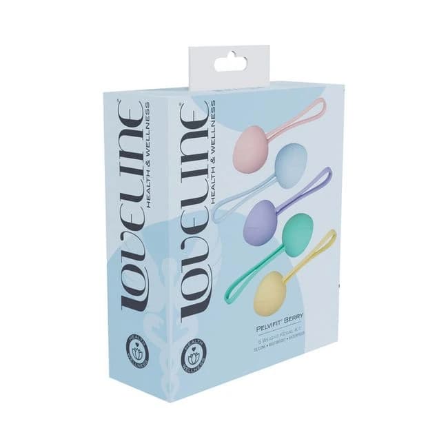 Loveline Pelvifit Berry Kegel Kit Multiweight Waterproof Multicolor, image 1