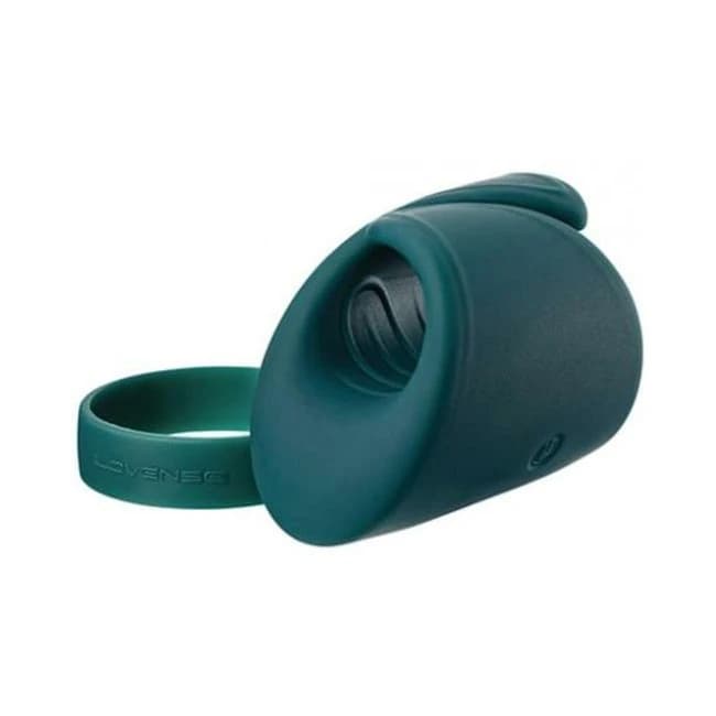 Lovense Gush App-Compatible Handsfree Masturbator Teal, image 1