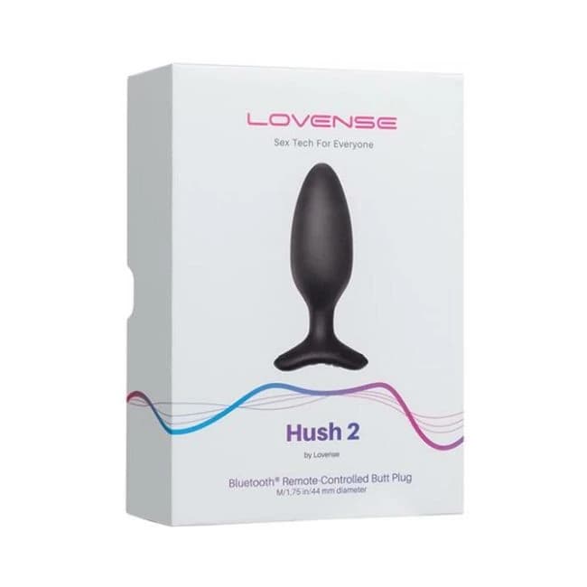 Lovense Hush 2 1.75" Butt Plug - Black - Image 1 Lovense Hush 2 1.75" Butt Plug - Black - Image 1