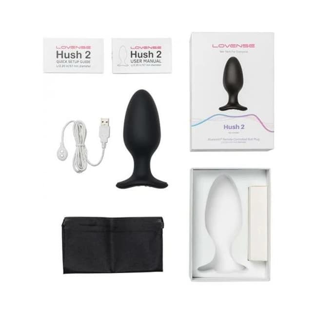 Lovense Hush 2 App-Compatible Butt Plug, image 1