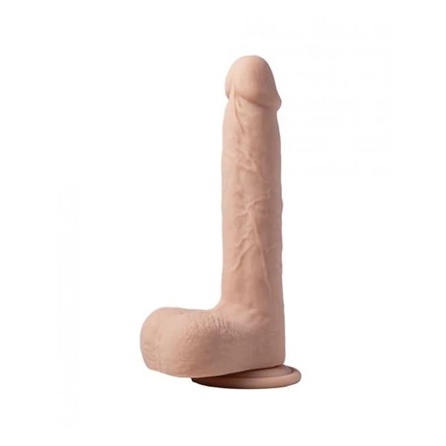 Luis App Controlled Realistic 8.5" Thrusting Dildo Vibrator - Ivory, image 1