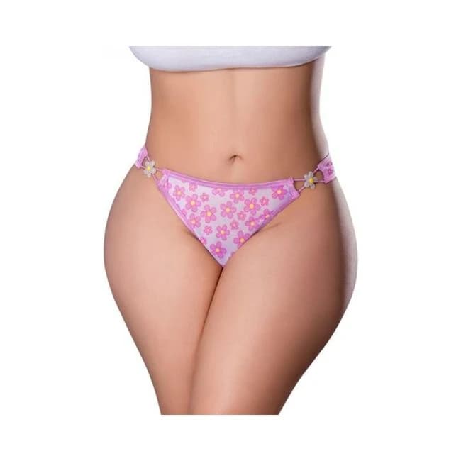 Magic Silk Daisy Tanga Daisy Print Queen Size, image 1