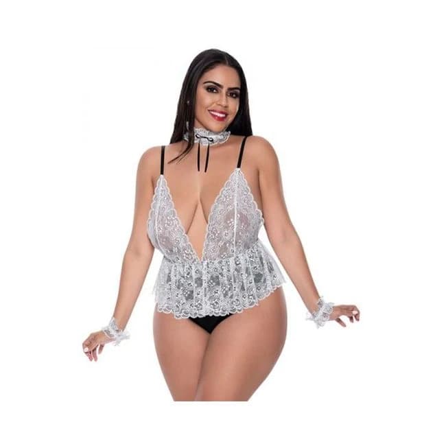 Magic Silk Dress Up Full Service Costume White Queen Size - Image 1 Magic Silk Dress Up Full Service Costume White Queen Size - Image 1