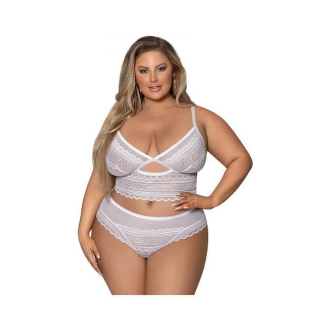 Magic Silk Modern Romance Braltt & Hipster White Queen Size, image 1
