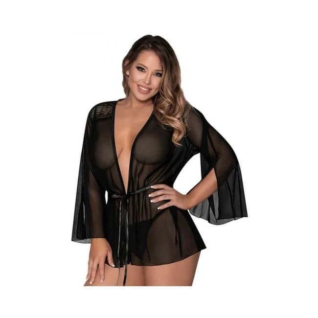 Magic Silk Modern Romance Short Robe, image 1