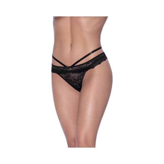 Magic Silk Ooh La Lace Peek-a-Boo Cheeky Panty, image 1