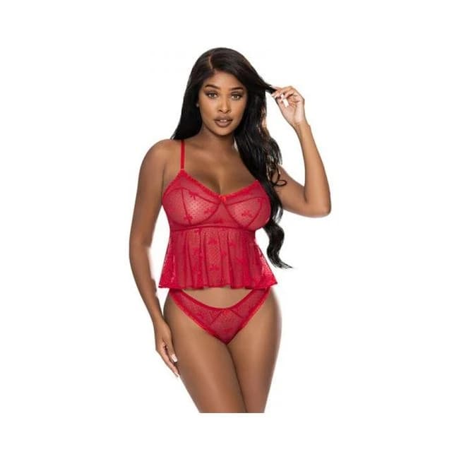 Magic Silk with Love Flutter Cami & Cheeky Panty Set, image 1