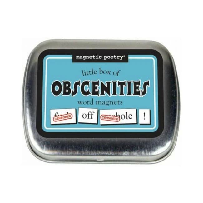 Magnetic Poetry Little Box of Obscenities Word Magnets, image 1