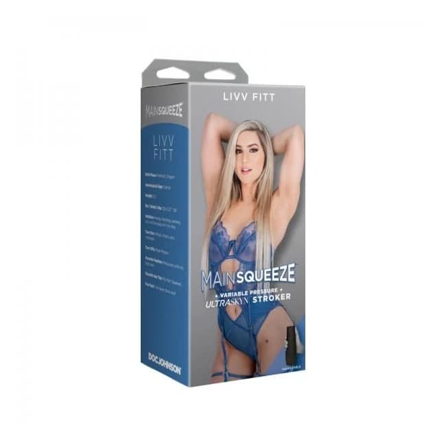 Main Squeeze Livv Fitt Ultraskyn Stroker Pussy Vanilla, image 1