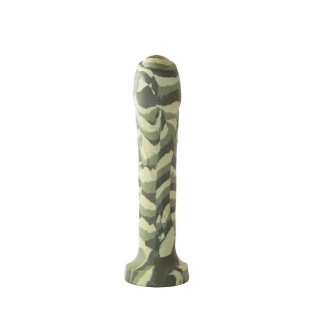 Major Dick Commando 7.25 Uncut Green Camo Dong ", image 1