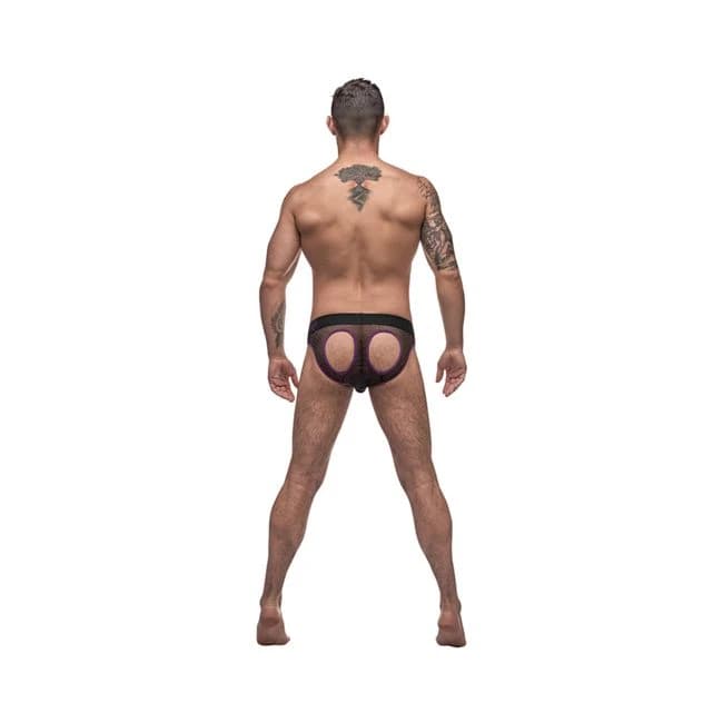 Male Power Airotic Mesh Butt Out Bikini Black Xlarge - Image 1 Male Power Airotic Mesh Butt Out Bikini Black Xlarge - Image 1