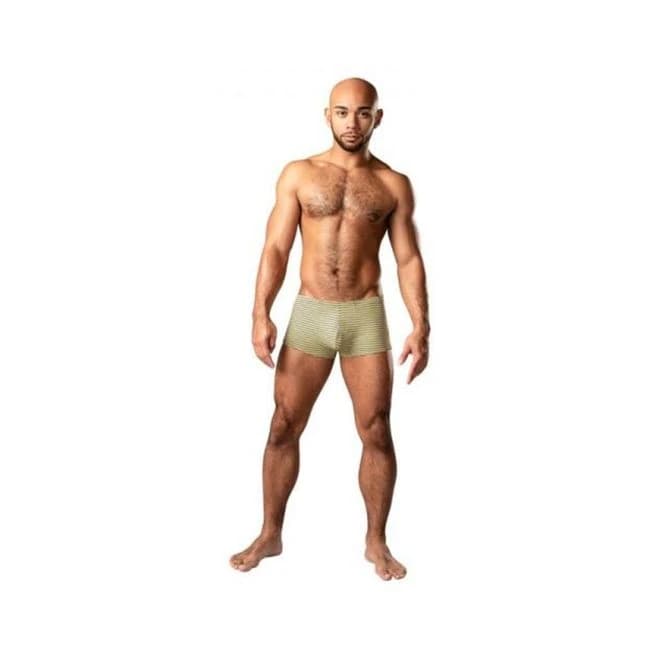 Male Power Cabana Banana Mini Short Yellow/grey, image 1