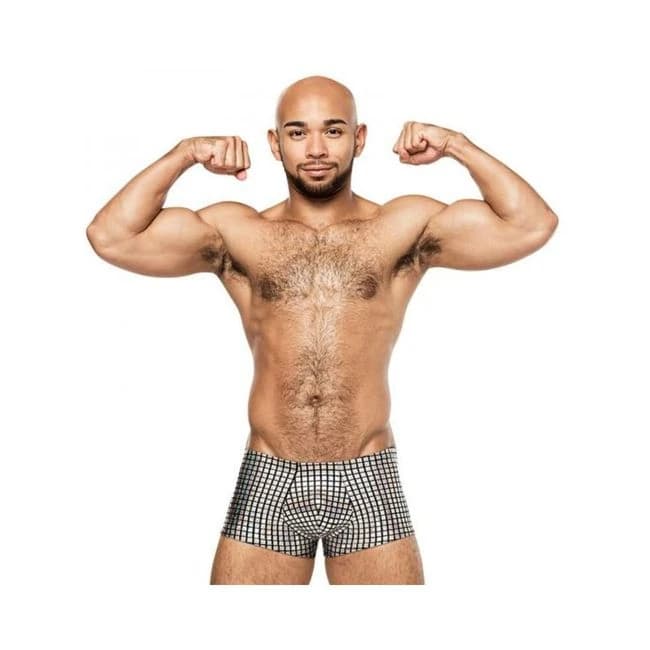 Male Power Disco Desire Mini Short Black/silver M, image 1