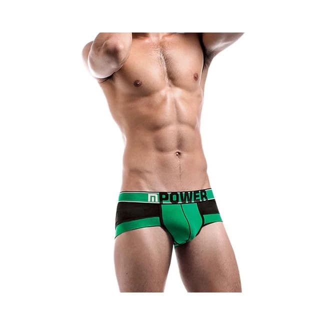 Male Power Futbol Attacker Mini Short Black Xlg, image 1