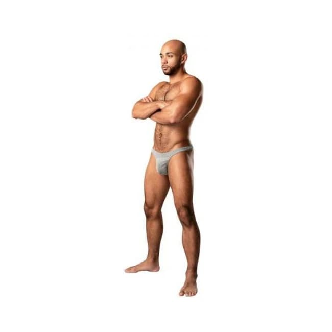 Male Power Labyrinth Bong Thong Grey Weave, image 1