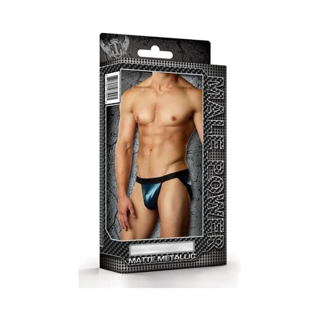 Male Power Matte Metallic Panel Jock Blue Lx, image 1