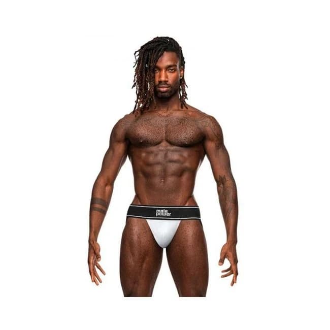 Male Power Modal Rib Jock White, image 1