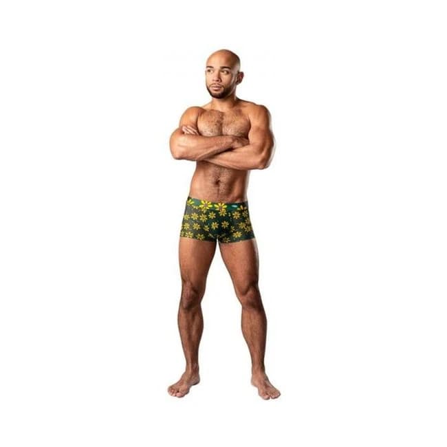 Male Power Petal Power Pouch Short Daisy Print, image 1