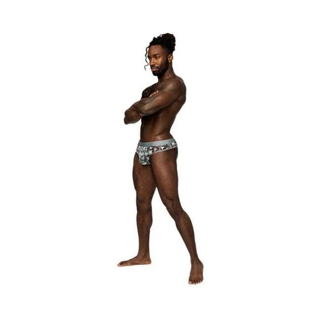 Male Power Sheer Prints Sheer Thong Optical, image 1