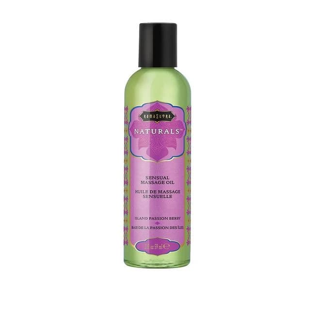 MASSAGE OIL NATURAL ISLAND PASSION BERRY 2FL OZ - Image 1 MASSAGE OIL NATURAL ISLAND PASSION BERRY 2FL OZ - Image 1