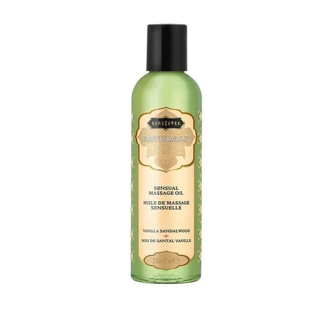 Massage Oil Natural Vanilla Sandalwood 2fl Oz - Image 1 Massage Oil Natural Vanilla Sandalwood 2fl Oz - Image 1