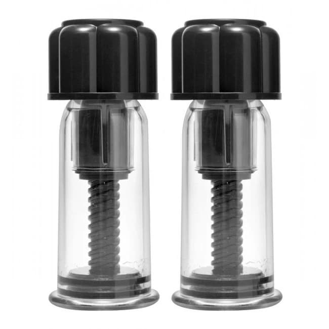 Master Series Black Maxxx Twist Nipple Suckers Black, image 1