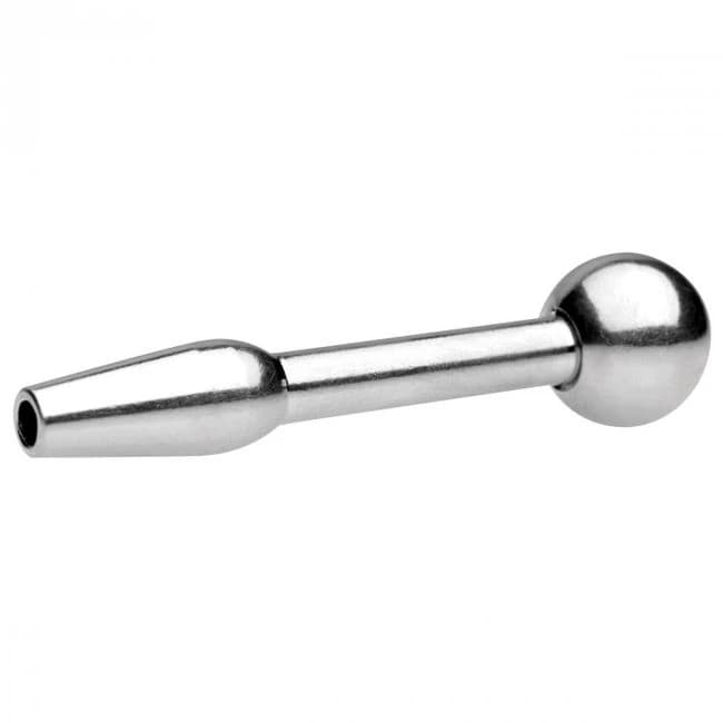 Master Series Chasm Stainless Steel Urethral Cum-Thru Insert, image 1