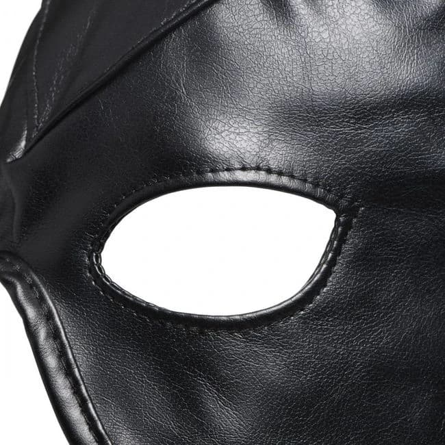 Master Series Dungeon Demon Bondage Hood W/ Horns - Image 1 Master Series Dungeon Demon Bondage Hood W/ Horns - Image 1