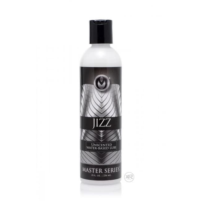 Master Series Jizz Unscented Water-Based Lube 8oz, image 1