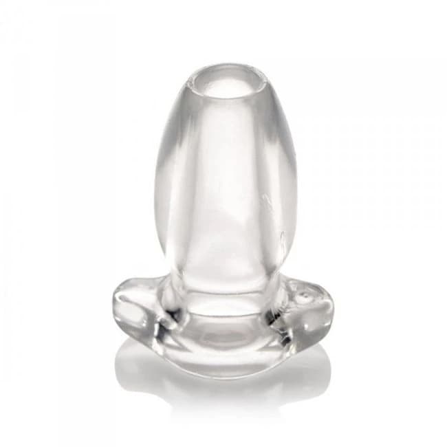 Master Series Peephole Clear Hollow Anal Plug, image 1