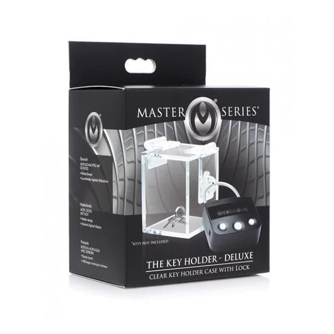 Master Series the Key Holder Deluxe Clear Case w/ Lock, image 1