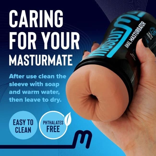 MASTURMATE REALISTIC FEEL MALE STROKER - BUTT - CREAM - Image 1 MASTURMATE REALISTIC FEEL MALE STROKER - BUTT - CREAM - Image 1