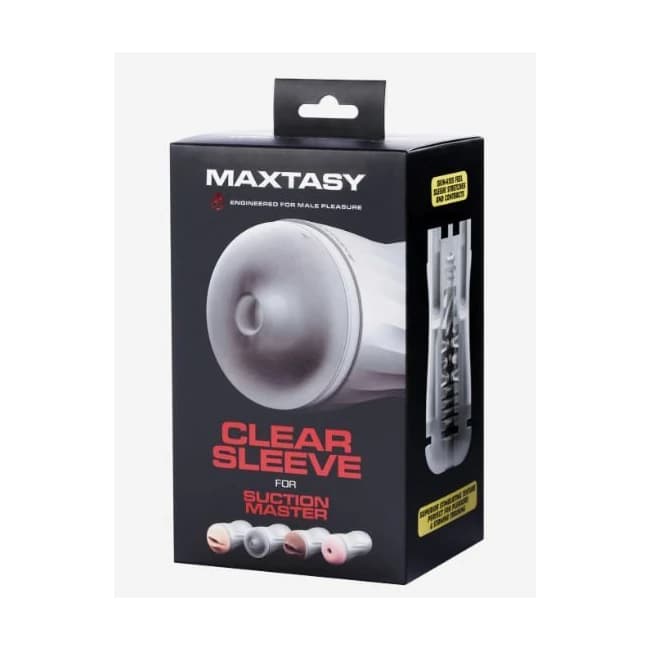 MAXTASY SUCTION SLEEVE STANDARD CLEAR REPLACEMENT - Image 1