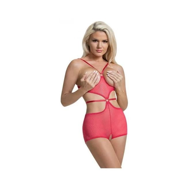 Ms Diamond Girl Cupless Romper Watermelon, image 1