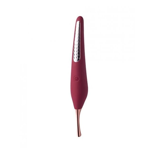 Ms. Honey Pinpoint Clit Vibrator & Nipple Stimulator - Red Wine, image 1