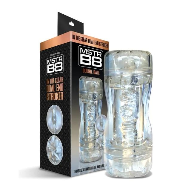 Mstr B8 in the Clear Dual End Stroker Double Date, image 1