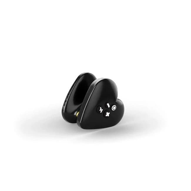 Mystim Hearts Desire Estim Layon Vibrator - Black, image 1