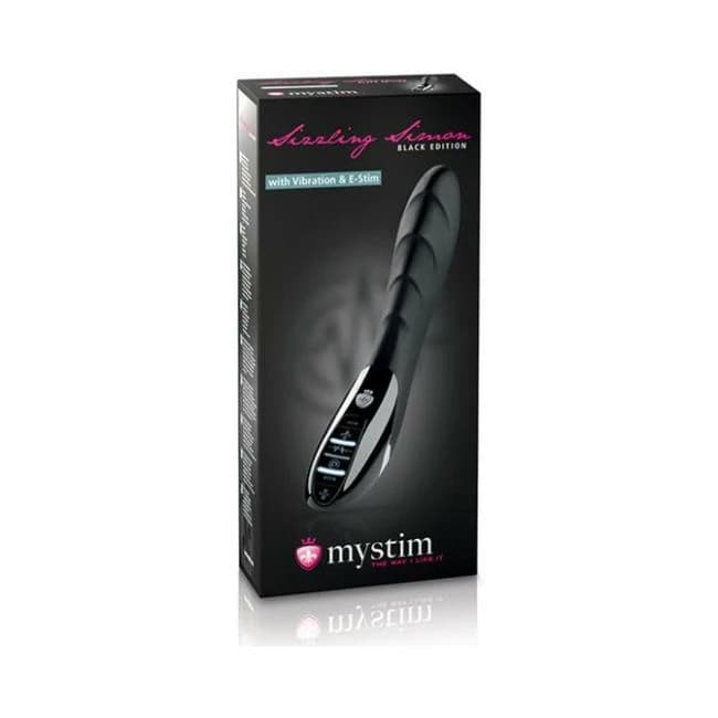 Mystim Sizzling Simon Estim Vibrator Black Edition - Black - Image 1 Mystim Sizzling Simon Estim Vibrator Black Edition - Black - Image 1