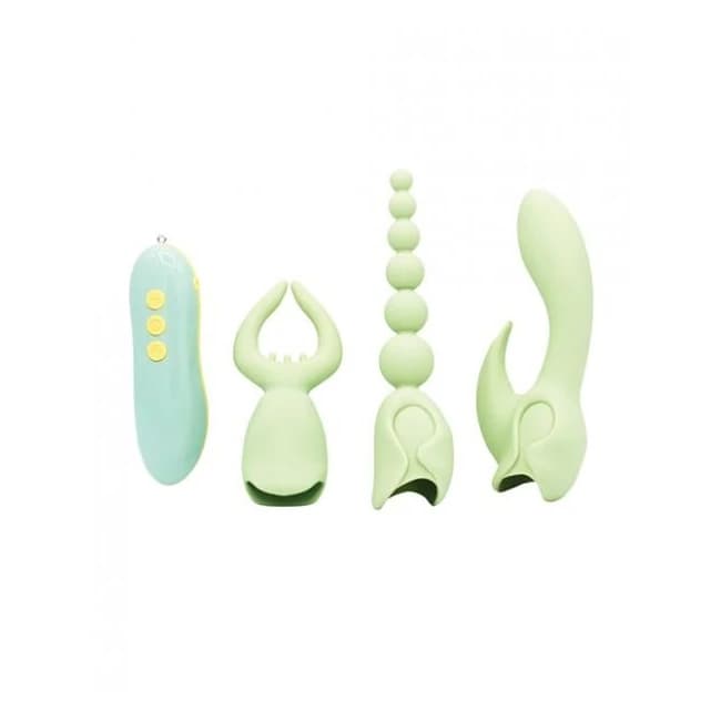 Natalie's Toy Box Pleasure Hunter 3 pc Kit - Mint, image 1