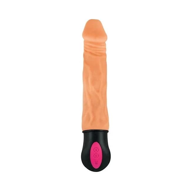 Natural Realskin Hot Cock #1 7 Inches Dildo Beige, image 1