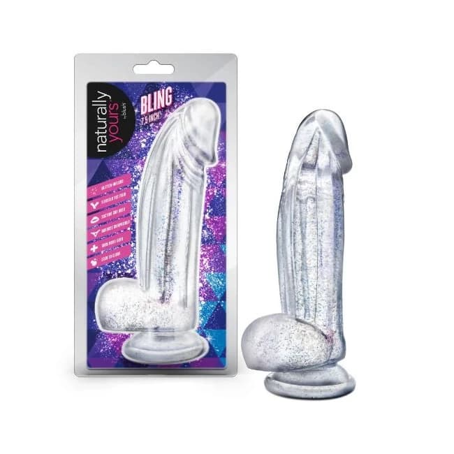 Naturally Yours Bling 7.5in' Sparkling Clear - Image 1