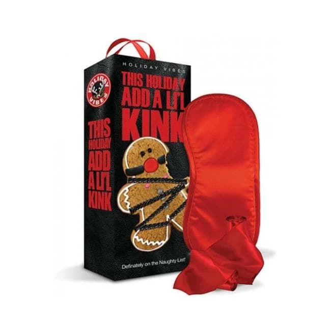 Naughty List Gift Add a Li'l Kink Blindfold Wrist & Ankle Sashes with Storage Bag - Image 1 Naughty List Gift Add a Li'l Kink Blindfold Wrist & Ankle Sashes with Storage Bag - Image 1