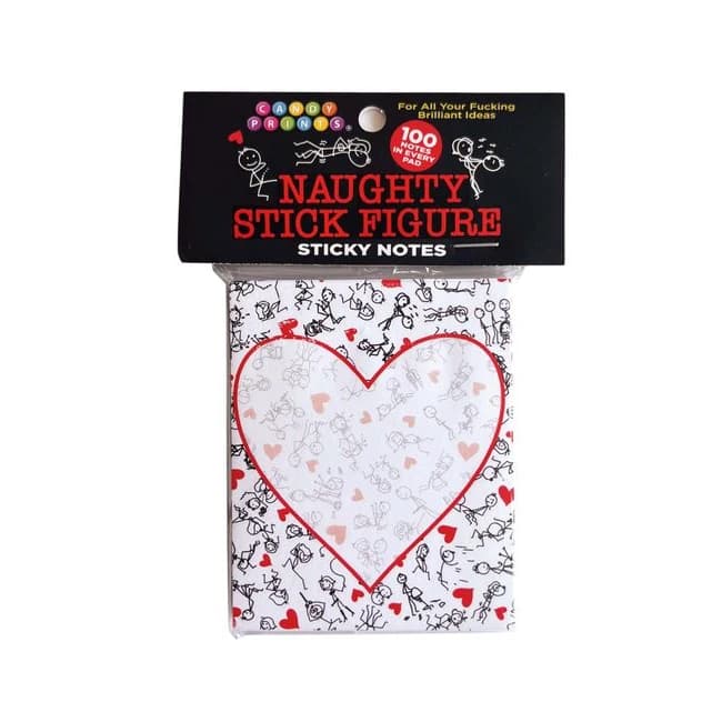 Naughty Stick Figure Sticky Notes - Image 1