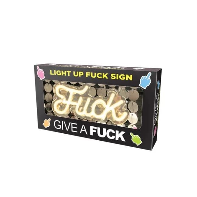 NEON FUCK LIGHT UP SIGN - Image 1