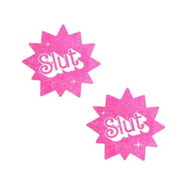 Neva Nude Barbie Babe Sassy Slut Uv Pink Glitter Nipple Pasties - Image 1 Neva Nude Barbie Babe Sassy Slut Uv Pink Glitter Nipple Pasties - Image 1