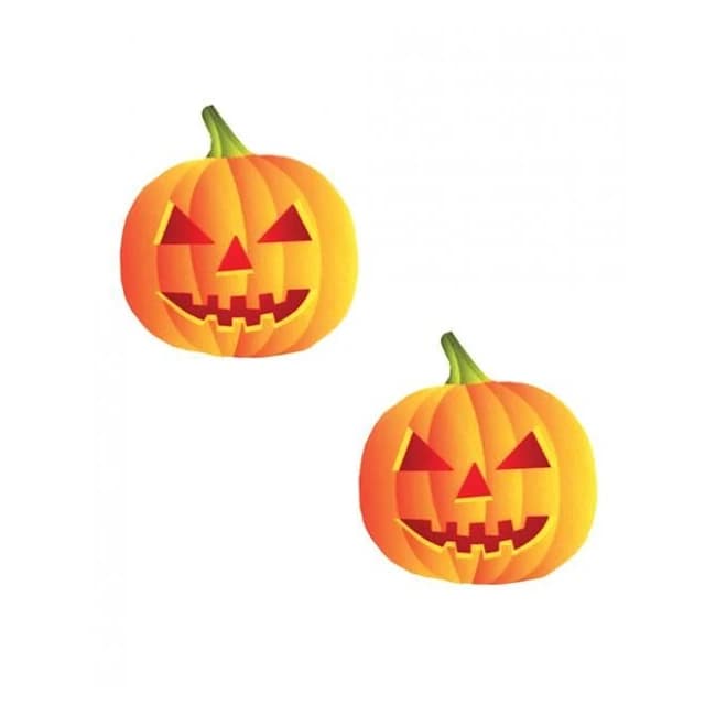 Neva Nude Black Light Pumpkin Pasties - Orange O/S, image 1